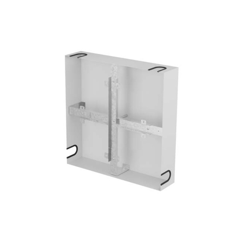 Stelaż zapasu kabla 500x500 szary AK-3155-S