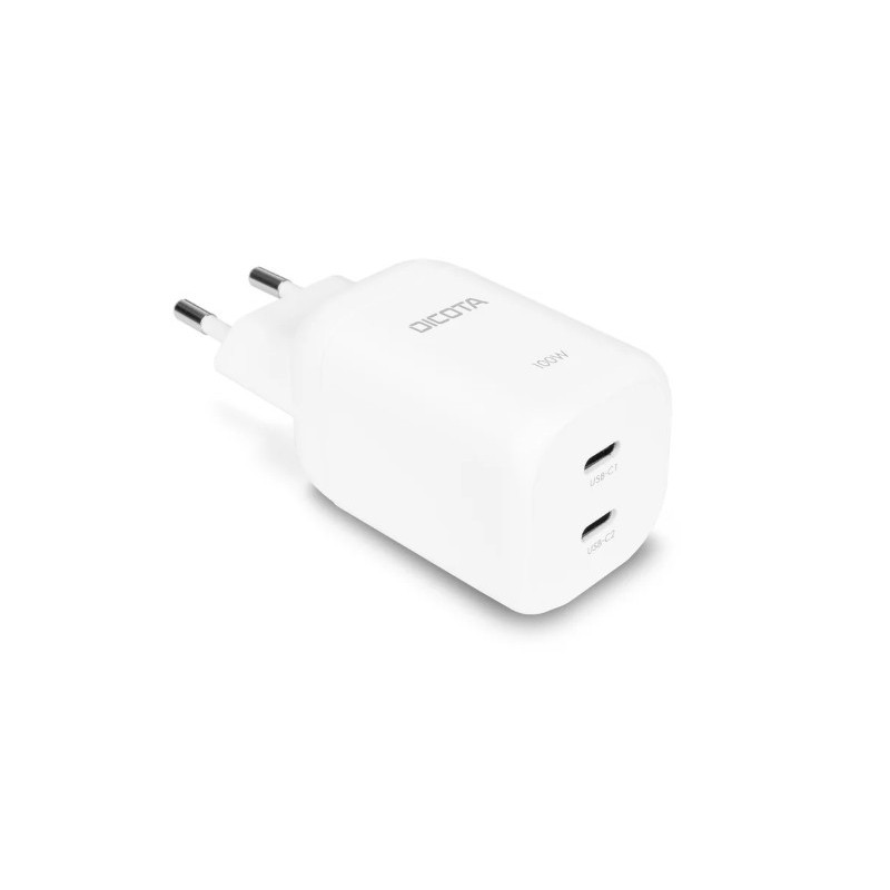Ładowarka GaN 100W 2xUSB-C + kabel USB-C 1.5m biała