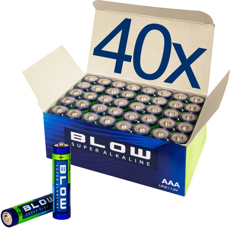 Bateria AAA LR3 Super Alkaline 40 sztuk