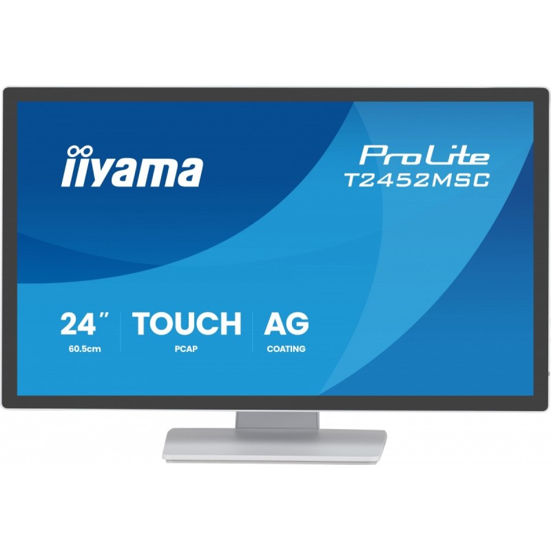 Monitor 24 cale T2452MSC-W2AG 10PKT,POJ,IPS,HDMI,DP,420cd, biały