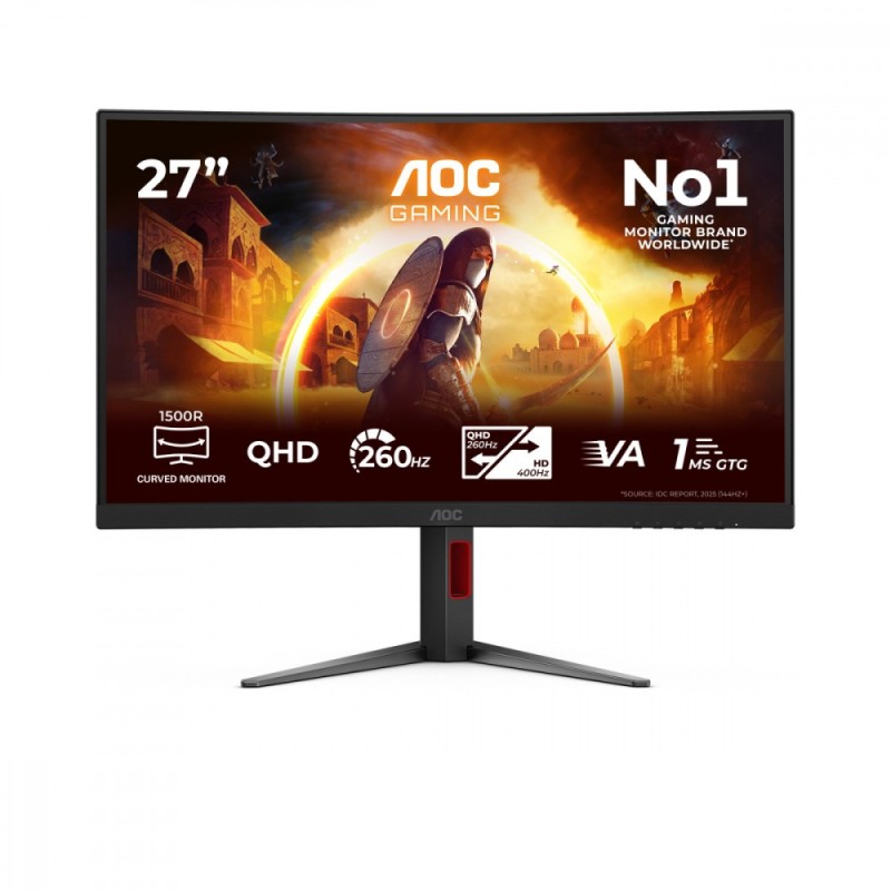 Monitor 27 cali CQ27G4Z2 Curved VA 260Hz HDMIx2 DP