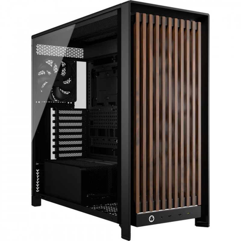 Obudowa FRAME 5000D WOOD RS Black/Walnut