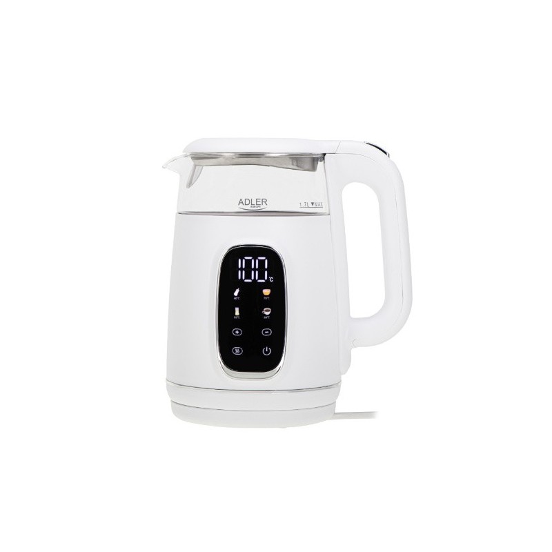 Czajnik 1,7l LED regulacją temperatury AD 1305WS