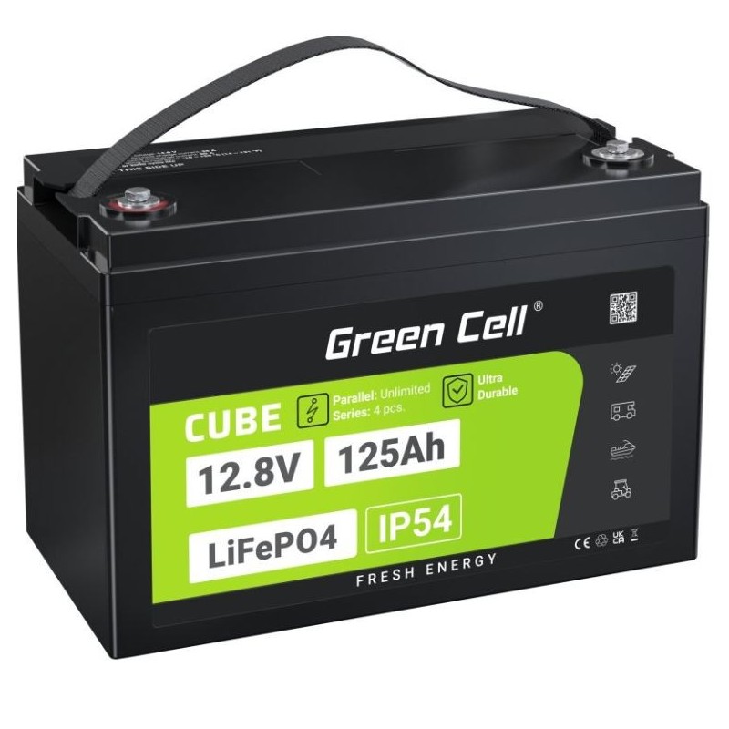 Akumulator LiFePO4 125Ah 12V/12.8V 1600Wh