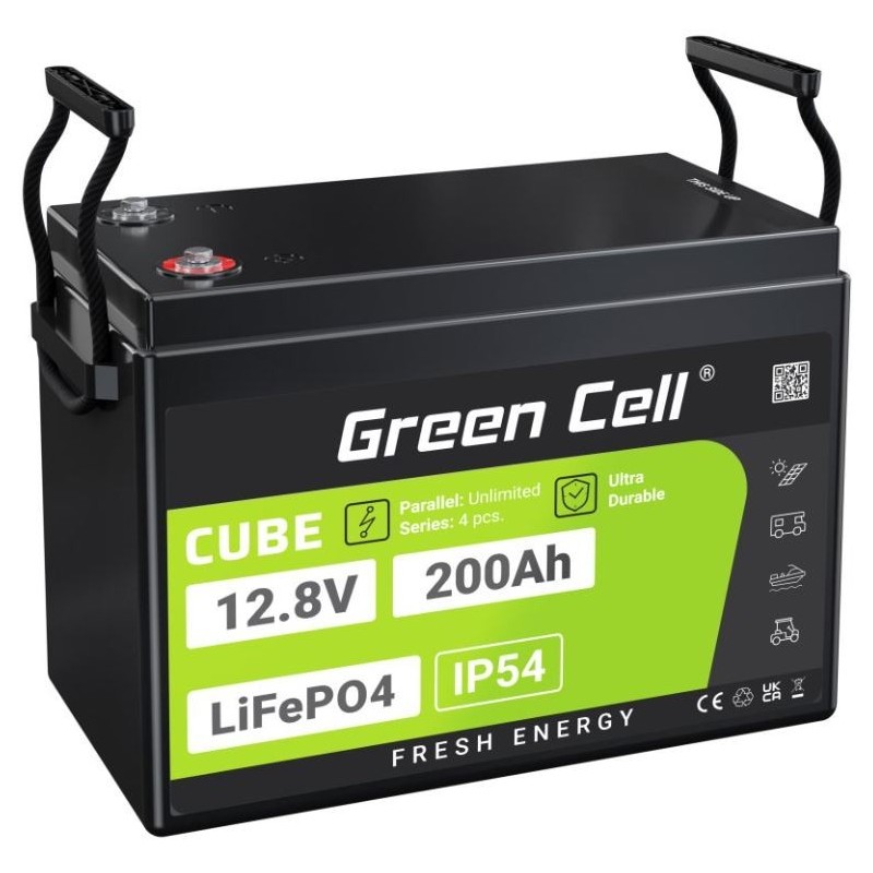 Akumulator LiFePO4 200Ah 12V/12.8V 2560Wh