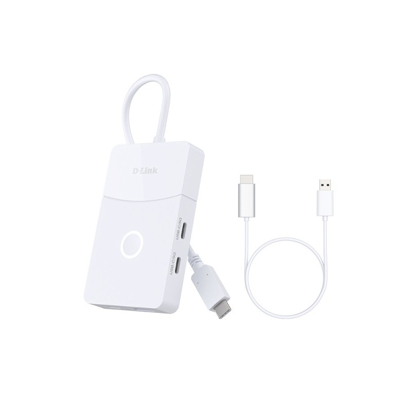 HUB USB-C 5-w-1 z bezprzewodowym HDMI DUP-501