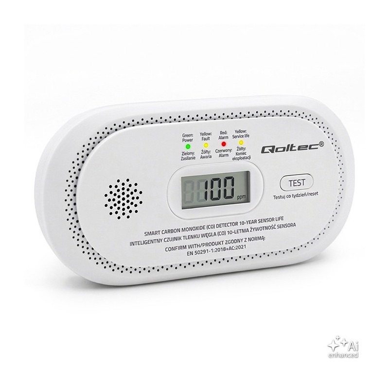 Czujnik tlenku węgla | detektor CO | alarm 85dB