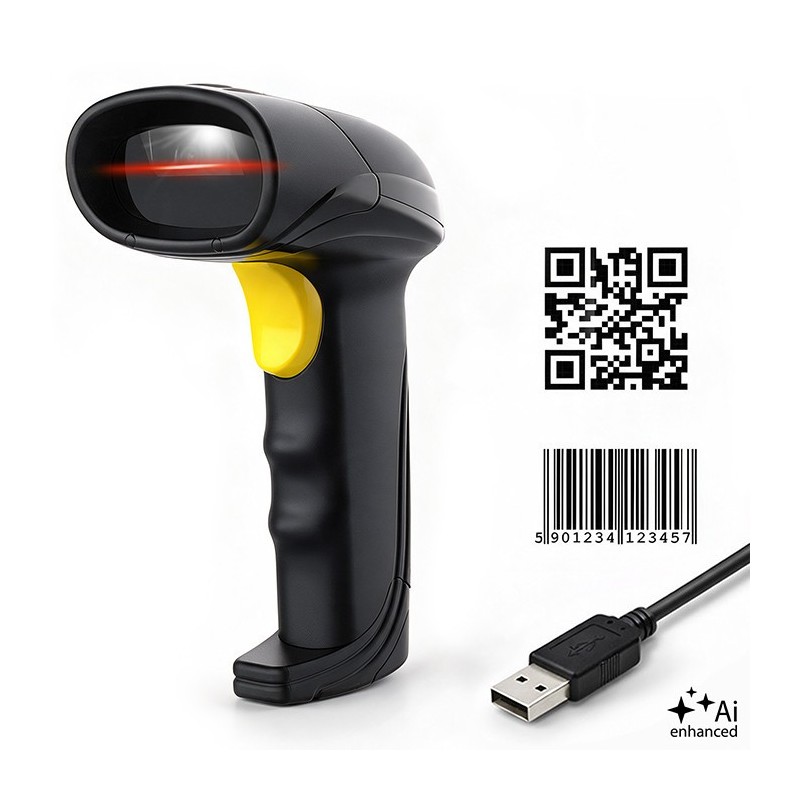 Czytnik kodów kreskowych 1D 2D | QR | EAN | USB