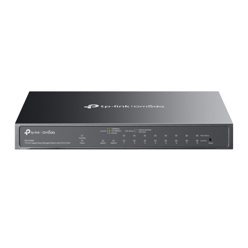 Przełącznik MS110GMP 10-Port Gigabi Desktop Sw 8-Port PoE+