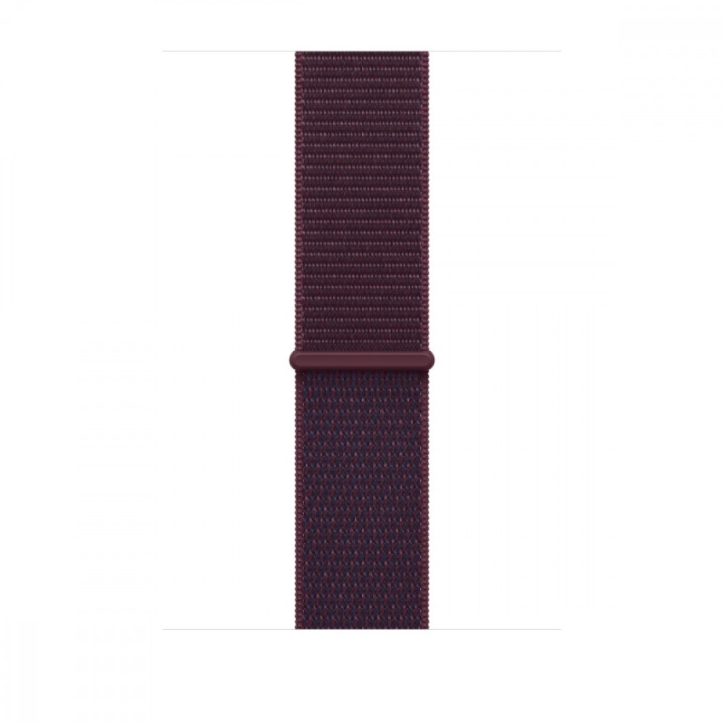 Opaska sportowa w kolorze burgunda do koperty 46 mm