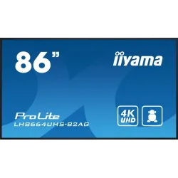IIYAMA Monitor 86 cali LH8664UHS-B2AG,24/7,IPS,ANDROID.11,4K,3xHDMI,RJ45,