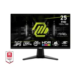 MSI Monitor MAG 255XF 24.5 cala/LED/FHD/Flat/300Hz/Black