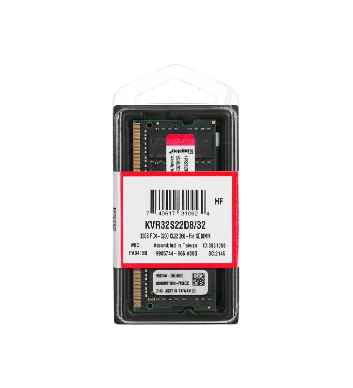 Kingston 32GB 1x32GB 3200MHz DDR4 Non-ECC CL22 SODIMM