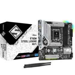 ASRock Płyta główna B760M STEEL LEGEND WIFI s1700 4DDR5 DP/HDMI mATX