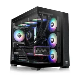 Thermaltake Obudowa - View 380 TG ARGB - Black