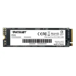 Patriot Dysk SSD 1.92TB P310 PCIe M.2 Gen3 x4 NVMe 2100/1800MB/s