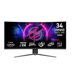 MSI Monitor MPG 346CQRF X24 34 cale/LED/WQHD/Curve/240Hz/Black