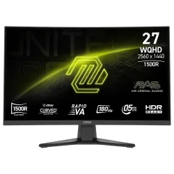 MSI Monitor MAG 275CQF E18 27 cali LED/WQHD/LED/Curved/180Hz/czarny