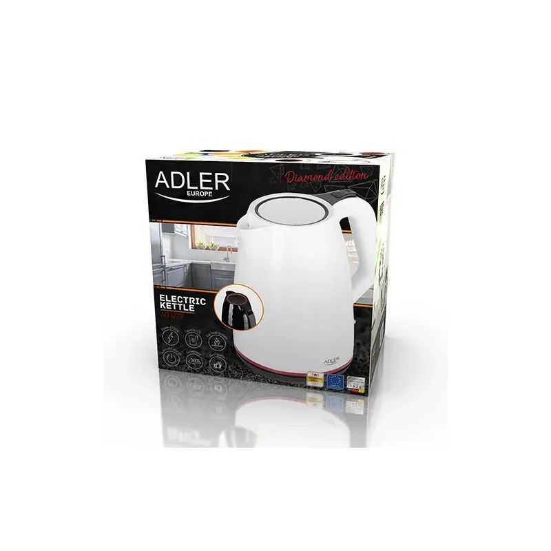Czajnik elektryczny Adler AD 1277 white 1,7 l
