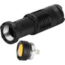 Latarka Defender FL-10, XP-E, 3 tryby, metalowa obudowa