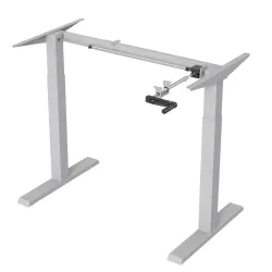 Biurko ręczna regulacja wys. Ergo Office ER-402 W, max 70 kg, max wys