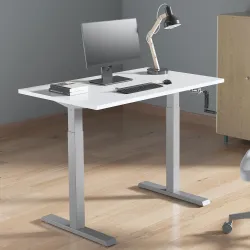Biurko ręczna regulacja wys. Ergo Office ER-402 W, max 70 kg, max wys
