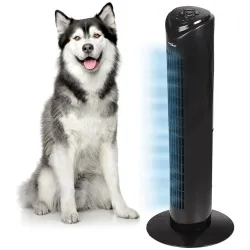Wentylator kolumnowy GreenBlue GB645 45W z 3 poziomami siły nawiewu, 82cm
