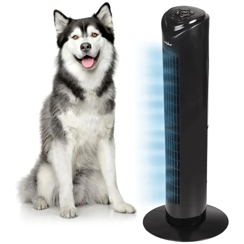 Wentylator kolumnowy GreenBlue GB645 45W z 3 poziomami siły nawiewu, 82cm