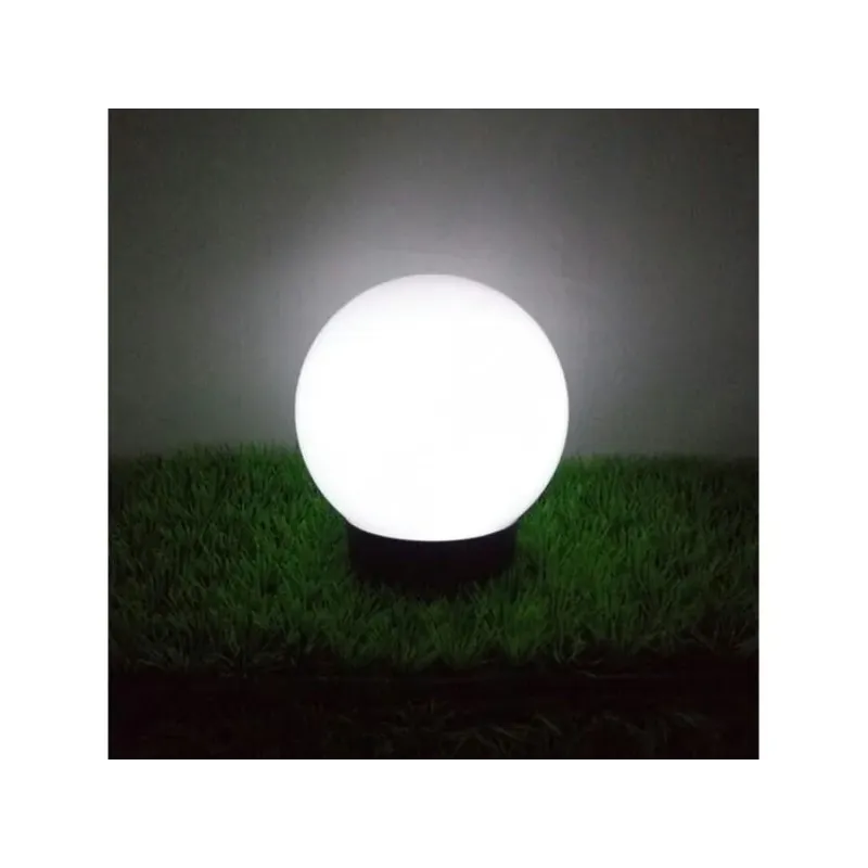 Lampa solarna GreenBlue GB121 wolnostojaca ogrodowa - kula 15x15x48cm,