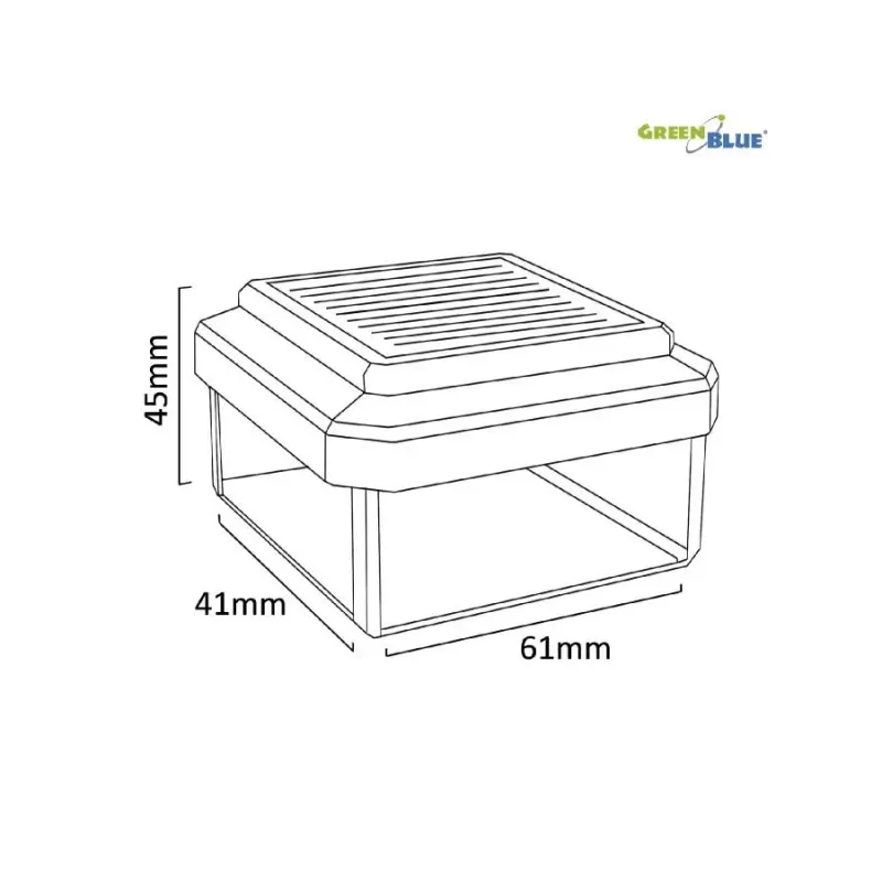 Lampa solarna GreenBlue GB125 na słupek LED 60*40