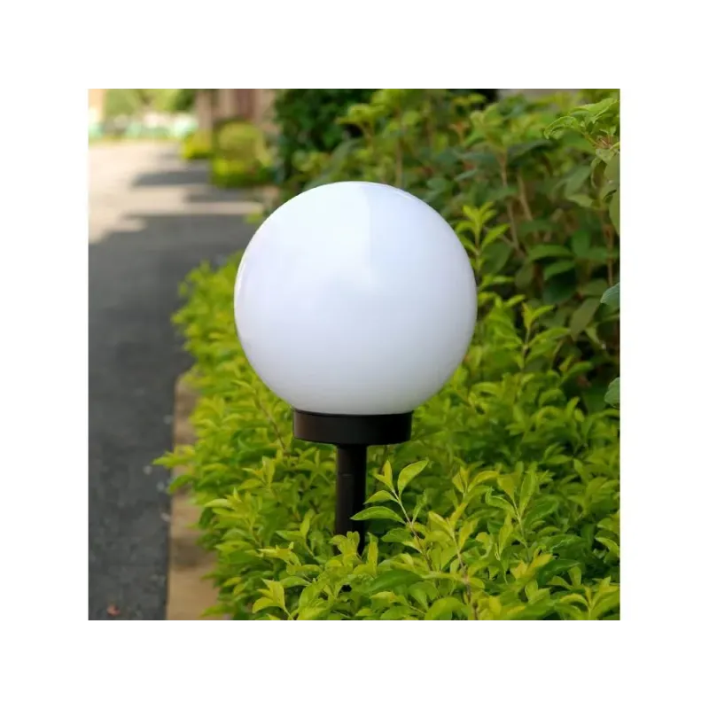 Lampa solarna GreenBlue GB123 wolnostojaca ogrodowa - kula 20x20x53cm,