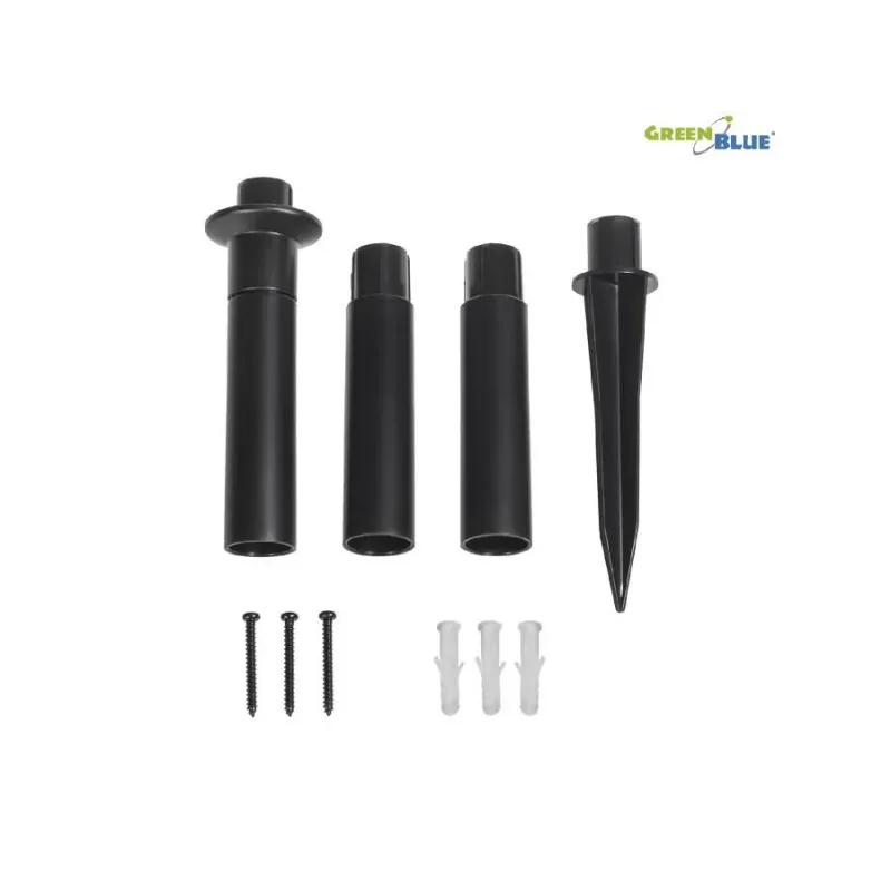 Lampa solarna GreenBlue GB165 wolnostojaca ogrodowa kula 25x25x58cm,