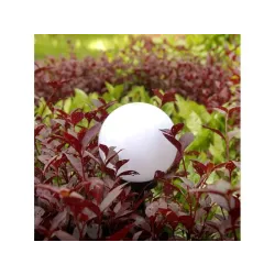 Lampa solarna GreenBlue GB166 wolnostojaca ogrodowa kula 25x25x58cm, bialy