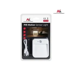Lampa LED schodowa z sensorem ruchu Maclean MCE236, magnes, haczyk,