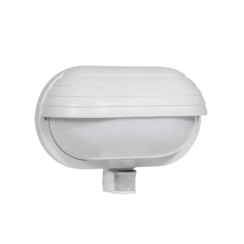 Plafon ścienny Maclean MCE33W z czujnikiem ruchu PIR 60W 180° biały