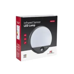 Lampa LED Maclean MCE291 GR z czujnikiem ruchu na podczerwień 1100lm 15W