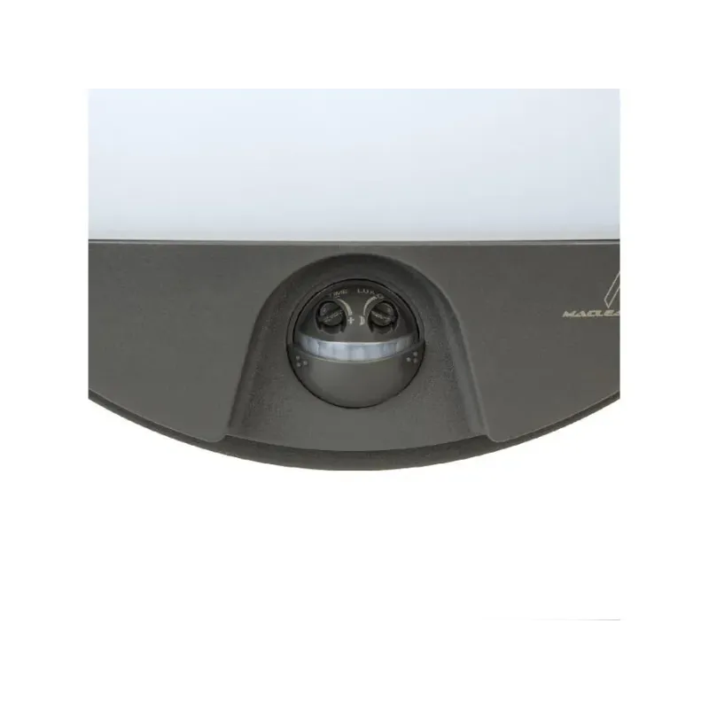 Lampa LED Maclean MCE291 GR z czujnikiem ruchu na podczerwień 1100lm 15W