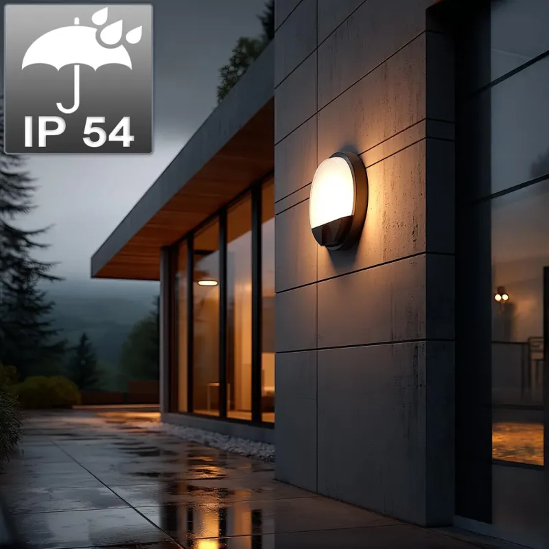 Lampa LED Maclean MCE291 GR z czujnikiem ruchu na podczerwień 1100lm 15W