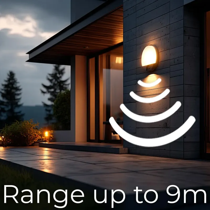 Lampa LED Maclean MCE291 GR z czujnikiem ruchu na podczerwień 1100lm 15W