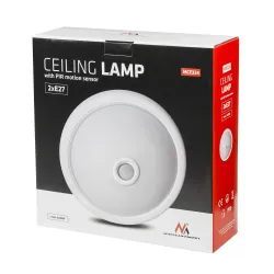 Plafon Maclean Energy MCE324 z czujnikiem ruchu i zmierzchu do LED