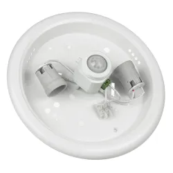 Plafon Maclean Energy MCE324 z czujnikiem ruchu i zmierzchu do LED