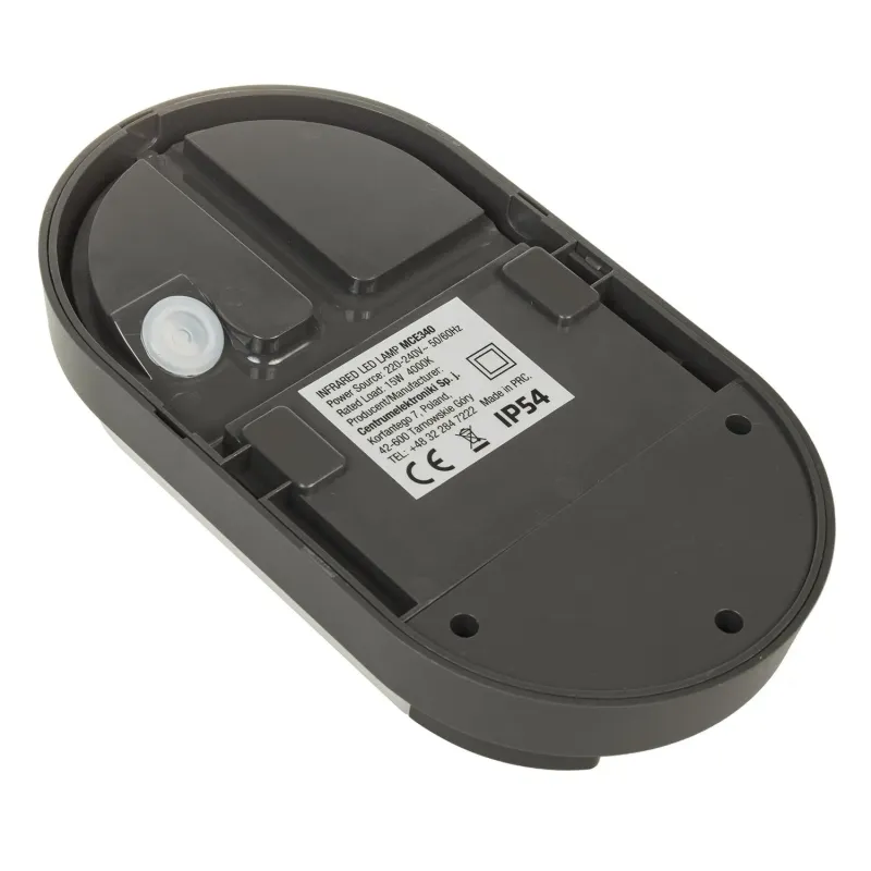 Lampa LED Maclean MCE340 GR 15W czujnik ruchu na podczerwień