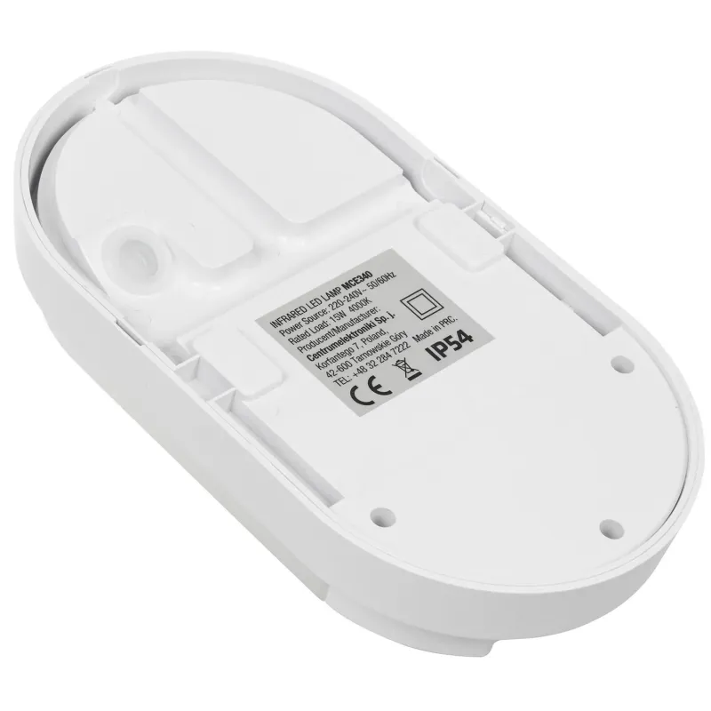 Lampa LED Maclean MCE340 W 15W czujnik ruchu na podczerwień