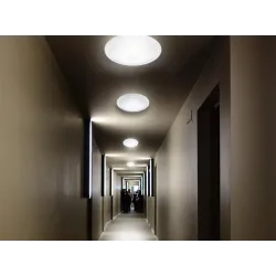 Plafon LED Maclean MCE131 ACU 12W z czujnikiem ruchu pir i zasilaniem