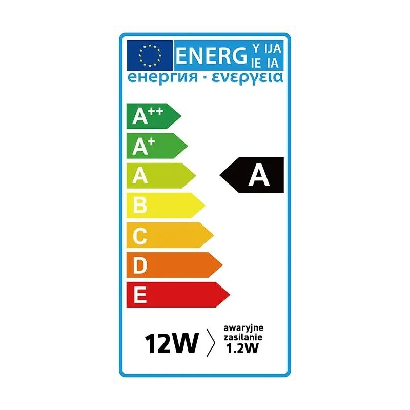 Plafon LED Maclean MCE131 ACU 12W z czujnikiem ruchu pir i zasilaniem