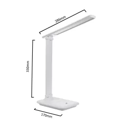 Lampka biurkowa LED Maclean MCE614 W, max. 9W, 220-240V AC, możliwość