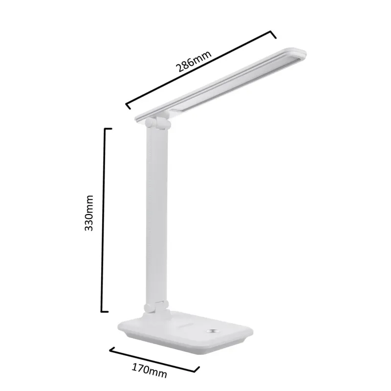 Lampka biurkowa LED Maclean MCE616 W, max. 9W, 220-240V AC, możliwość