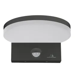 Lampa LED z czujnikiem Maclean MCE344 GR, czujnik ruchu PIR, kolor szary,