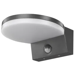 Lampa LED z czujnikiem Maclean MCE344 GR, czujnik ruchu PIR, kolor szary,