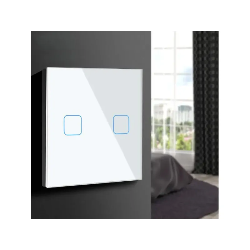 Włącznik dotykowy światła Maclean MCE703W podwójny, sz... | PartsPC.pl